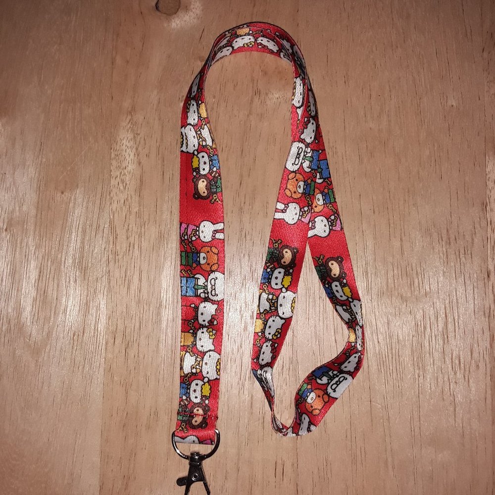 Best Japanese Anime Hello Kitty Red Lanyard - Picture 2 of 6